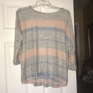 Lou & Grey striped slub top